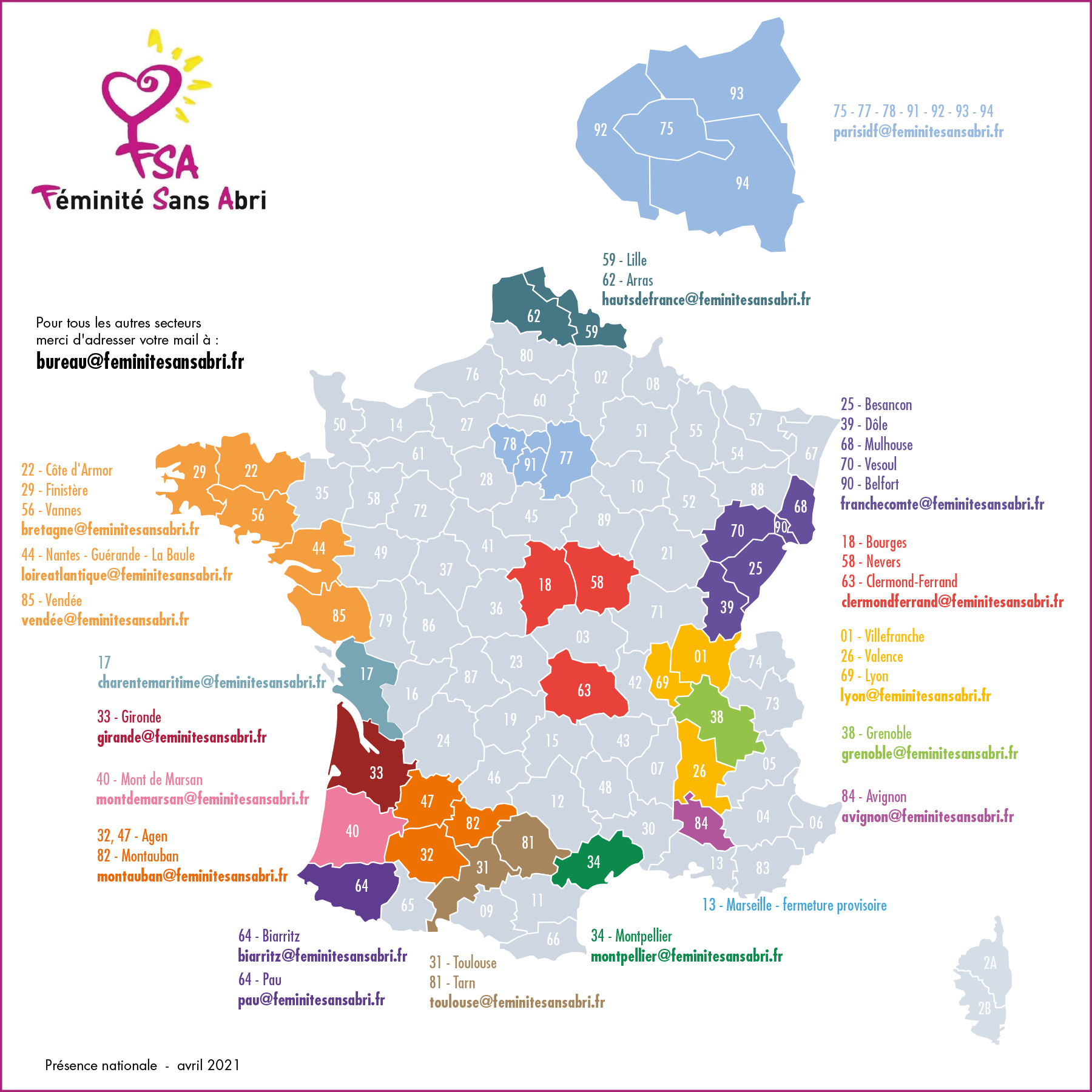 Nos Secteurs Et Points De Collecte Féminitésansabri 0110